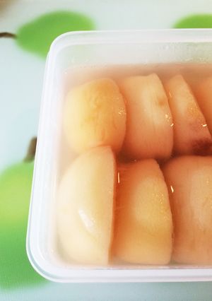 桃のコンポート-レシピのメイン写真