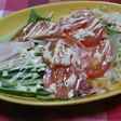 スモークチキンがおいしいサラダパスタ