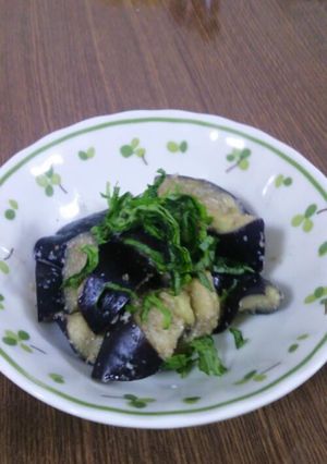 レンジであっさりナスの味噌和え-レシピのメイン写真
