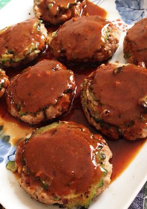 ゴーヤのハンバーグ-レシピのメイン写真