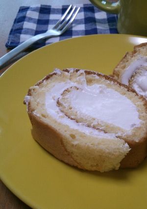 ロールケーキ☆簡単おうちカフェ-レシピのメイン写真