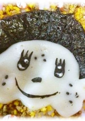 レジャーに♪のりチーズでモンチッチくん♪-レシピのメイン写真