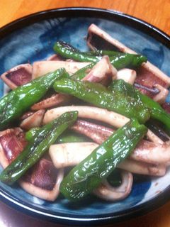 いかとししとうのしょうが焼き-レシピのメイン写真