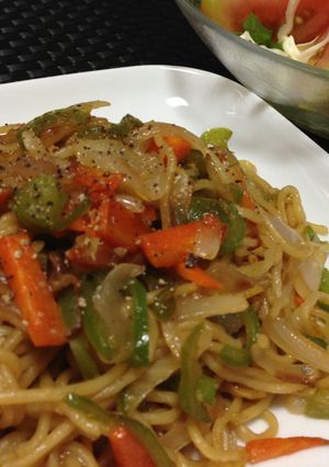 肉なし!野菜塩焼そば-レシピのメイン写真