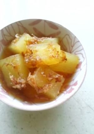 簡単♡スイカの皮の土佐煮♪-レシピのメイン写真