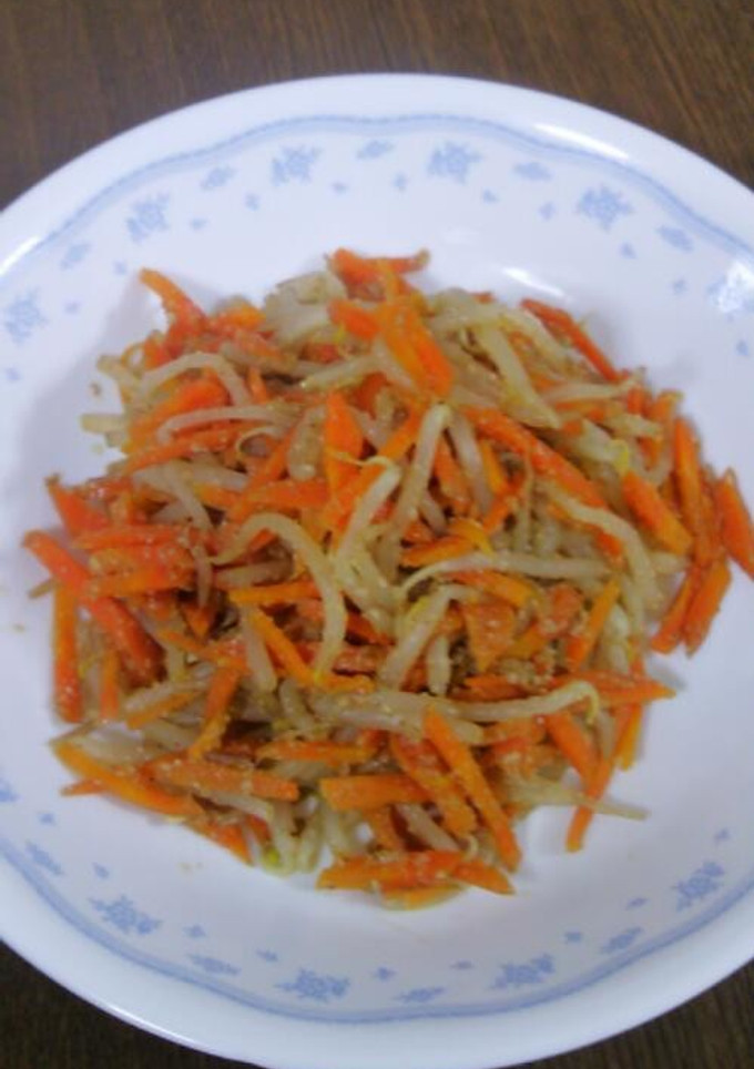もやしと人参の簡単煮物-レシピのメイン写真