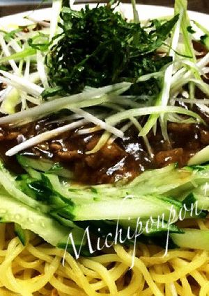 本格★ジャージャー麺(焼きそば麺)夏にも-レシピのメイン写真