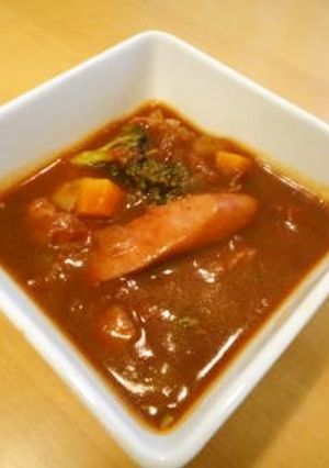 翌日が美味しい！ウインナーのトマト煮-レシピのメイン写真