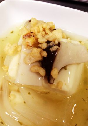 簡単！キノコとたまねぎの豆腐あんかけ-レシピのメイン写真