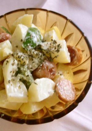 ポテトとウインナーのホットサラダ-レシピのメイン写真