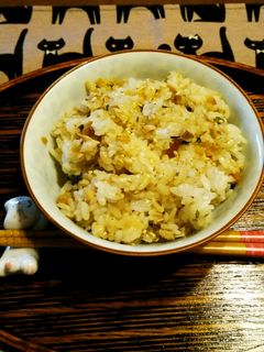 大葉にんにく醤油×サバ缶!混ぜご飯♪-レシピのメイン写真