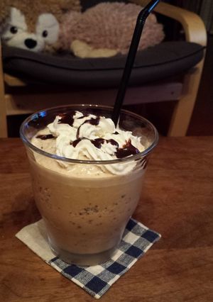 おうちでかんたん！コーヒーフラペチーノ-レシピのメイン写真