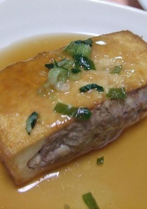 厚揚げのボリューム肉詰め-レシピのメイン写真