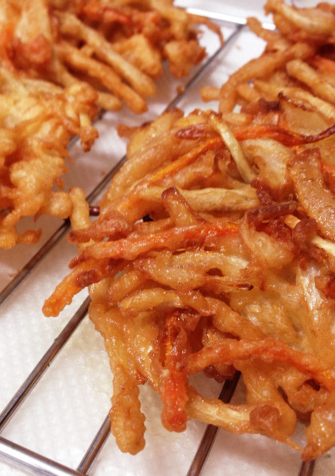 お好み焼き粉でかき揚げ！-レシピのメイン写真