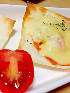 餃子の皮deポテサラピザ♪-レシピのメイン写真