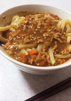 残り物でつくれちゃう！和風カレーうどん-レシピのメイン写真