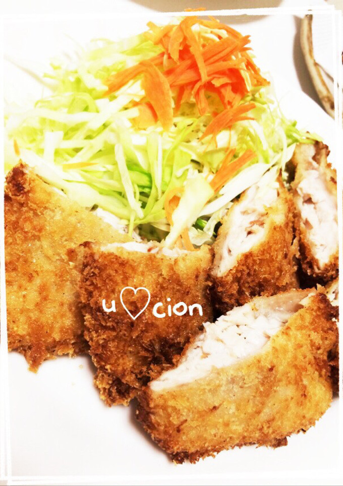 夏でもさっぱり！シイラの梅はさみ揚げ＊＊-レシピのメイン写真