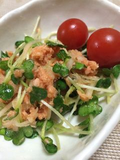 超簡単!ダブル大根と鮭缶の和風サラダ-レシピのメイン写真