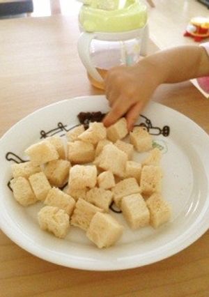 離乳食☆手づかみきなこトースト-レシピのメイン写真