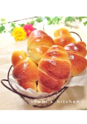 基本のふわふわバターロール☆HB簡単-レシピのメイン写真