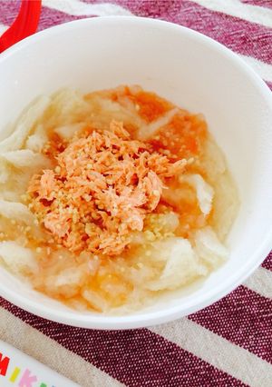 トマトパン粥♡離乳食中期♡-レシピのメイン写真