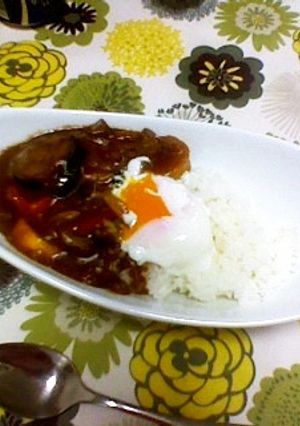 簡単☆温たまのせ夏野菜カレー-レシピのメイン写真