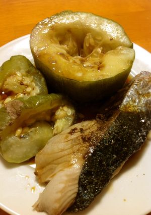 ブリと瓜の蒸焼き 甘ダレ-レシピのメイン写真