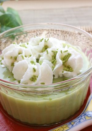 夏休み✿親子で作ろう♬お茶ムース風ゼリー-レシピのメイン写真