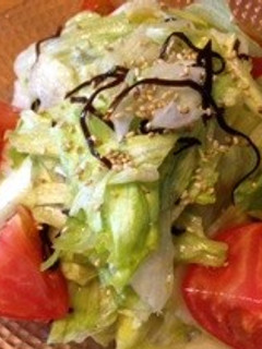 たっぷりレタスのもみもみサラダ-レシピのメイン写真