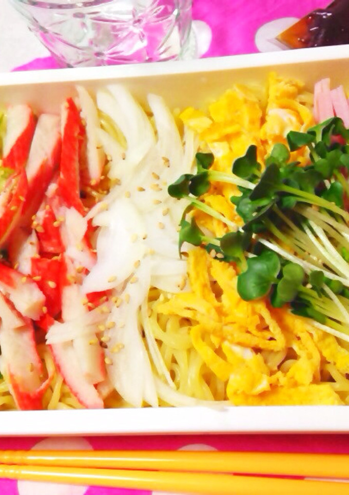 冷やし中華のお弁当-レシピのメイン写真