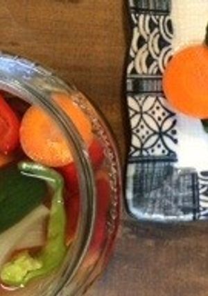 お酢で簡単☆カラフル野菜で自家製ピクルス-レシピのメイン写真
