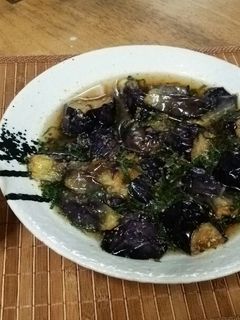 なすの素揚げお浸し-レシピのメイン写真