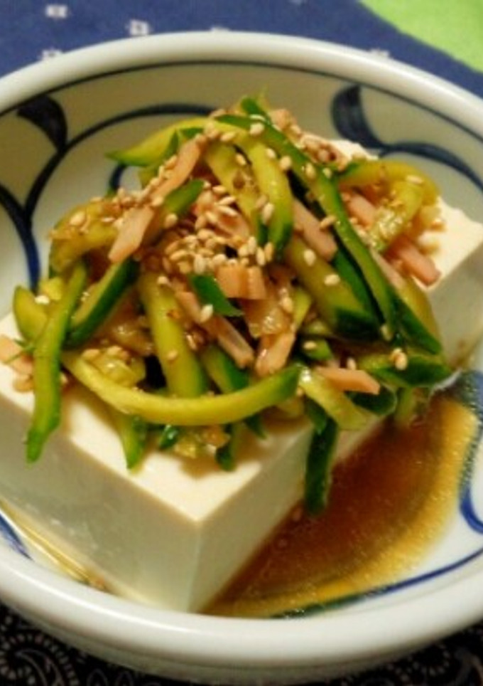 我が家の中華風冷や奴-レシピのメイン写真