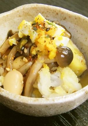 お芋と栗のみそ風味～きのこあんかけ～-レシピのメイン写真