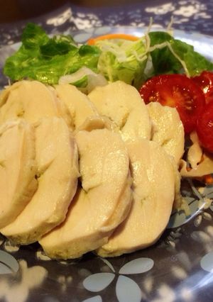 簡単！鶏ハム バジル味-レシピのメイン写真