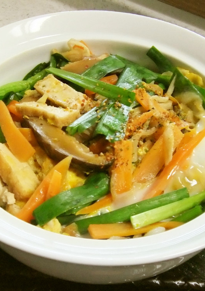 切り干し大根のたまごとじ丼-レシピのメイン写真