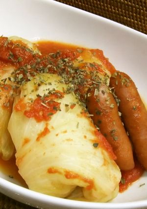 ロールキャベツinごはん-レシピのメイン写真