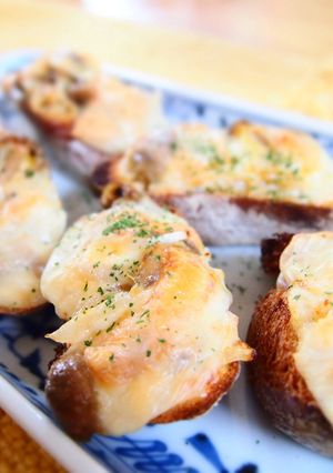 しめじと玉ねぎのタルティーヌ-レシピのメイン写真