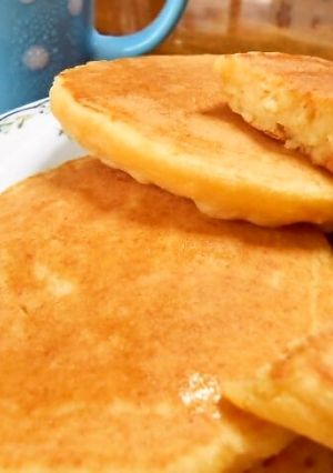 薄力粉で作るおから入りホットケーキ-レシピのメイン写真