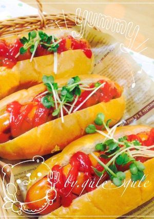 わたしのカレー味のホットドッグ-レシピのメイン写真