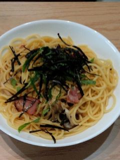 白だしで☆ベーコンとしめじの和風パスタ-レシピのメイン写真