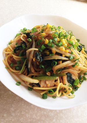 すき焼きのたれで！和風パスタ-レシピのメイン写真