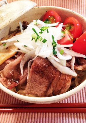 暑い日に！カルビ丼-レシピのメイン写真
