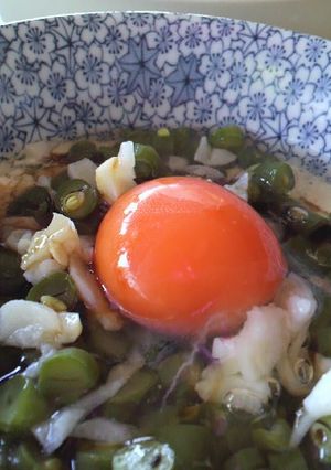 冷や汁風卵かけご飯-レシピのメイン写真