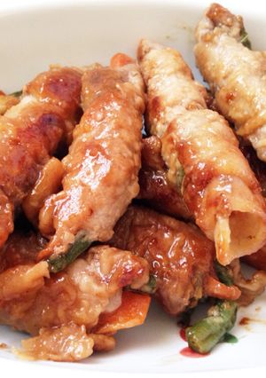 柔らか〜い！人参といんげんの豚肉巻き-レシピのメイン写真