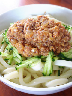 豆腐とひき肉の肉味噌冷やしうどん-レシピのメイン写真