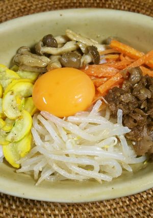 ナムル4種とビビンバ-レシピのメイン写真