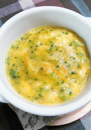 離乳食中期！かぼちゃミルクパン粥-レシピのメイン写真