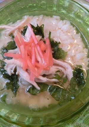 蒸し鶏とジャスミン茶のヒンヤリ茶漬け-レシピのメイン写真