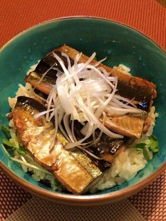 秋刀魚のかば焼き丼-レシピのメイン写真